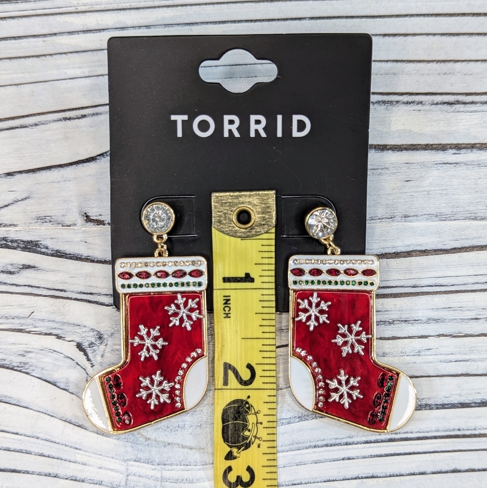 🆕 Torrid "Holiday Stocking" Earrings - Picture 5 of 7
